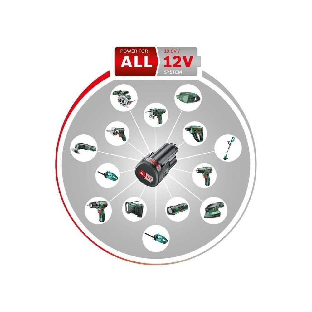 Bosch Akku Multischleifer EasySander 12 (1Akku, 12 Volt System, im Koffer)
