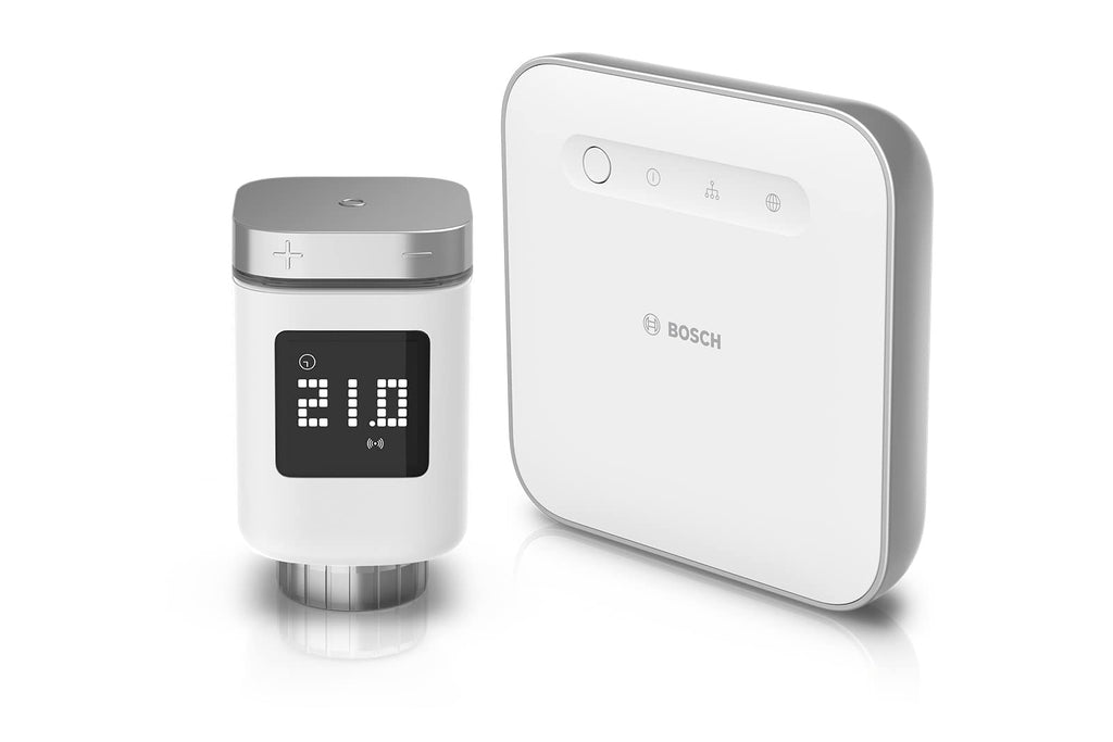 Bosch Smart Home Starter Set Heizen, mit App Steuerung, kompatibel mit Apple Homekit, Amazon Alexa und Google Assistant - Amazon Edition