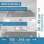 VSG24 Premium Einparkhilfe hinten zum nachrüsten am Auto, PDC Parksensoren hinten mit Stecksystem für einfachste Montage Rückfahrwarner mit Lautsprecher & 4 Sensoren Parkhilfe Nachrüstsatz Silber