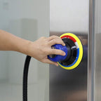 Uten 15,2 cm Luft-Exzenterschleifer, Dual-Aktion, pneumatischer Handflächenschleifer mit Geschwindigkeitsregulierung mit 7 Stück Sandpapier
