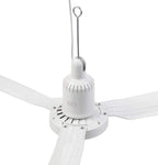 Sichler Haushaltsgeräte Deckenventilator: Mobiler XXL-Decken-Ventilator, 3 Flügel, Timer, Haken, 105 cm, 25 W (Deckenventilator 3 Flügel, Timer, überdachte Terrasse)