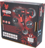 KS Tools Schlagschrauber Druckluft THE DEVIL 3/4" 515.3400 2000Nm I Druckluft Schlagschrauber in 3-Stufen einstellbar 1290, 1010, 660 Nm I Hochleistungs-Doppel-Hammer-Schlagwerk