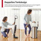 Ultenic Nass Trockensauger akku, Saugwischer Kabellos, 50 Minuten Laufzeit, Selbstreinigungsfunktion, LED-Display, ideal für Hartböden sowie Haushalte mit Haustieren und Kindern