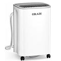 COLAZE Luftentfeuchter, 12L/24h Luftentfeuchter Elektrisch, Geeignet für Raumgrößen bis zu 120m³(30m²), Leiser Entfeuchter mit Digitalanzeige, Raumentfeuchter für Keller Schlafzimmer Bad