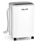 COLAZE Luftentfeuchter, 12L/24h Luftentfeuchter Elektrisch, Geeignet für Raumgrößen bis zu 120m³(30m²), Leiser Entfeuchter mit Digitalanzeige, Raumentfeuchter für Keller Schlafzimmer Bad