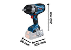 Bosch Professional 18V System BITURBO Akku Drehschlagschrauber GDS 18V-1000 (ohne Akku/ Ladegerät)