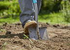 Gardena ErgoLine Spitz-Spaten: Gartenspaten aus Qualitätsstahl zum Umgraben und Ausheben, mit Trittsteg und ergonomischem Stiel, D-Griff (17012-20)