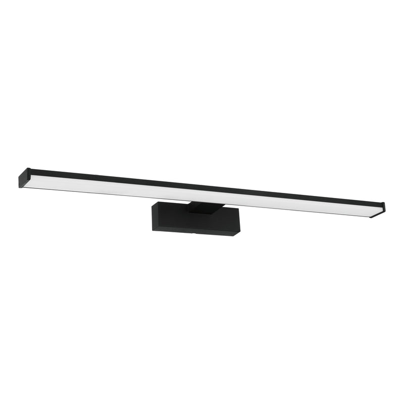 EGLO LED Wandlampe Pandella 1, 1 flammige Wandleuchte, Spiegelleuchte aus Aluminium und Kunststoff, Badezimmer Lampe in Schwarz, Weiß, Feuchtraumleuchte, IP 44, neutralweiß, L 60 cm