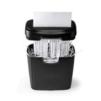 Aktenvernichter - 6x A4-Seiten - 10 l - Sicherheitsnorm: DIN 2-190 W - Schwarz