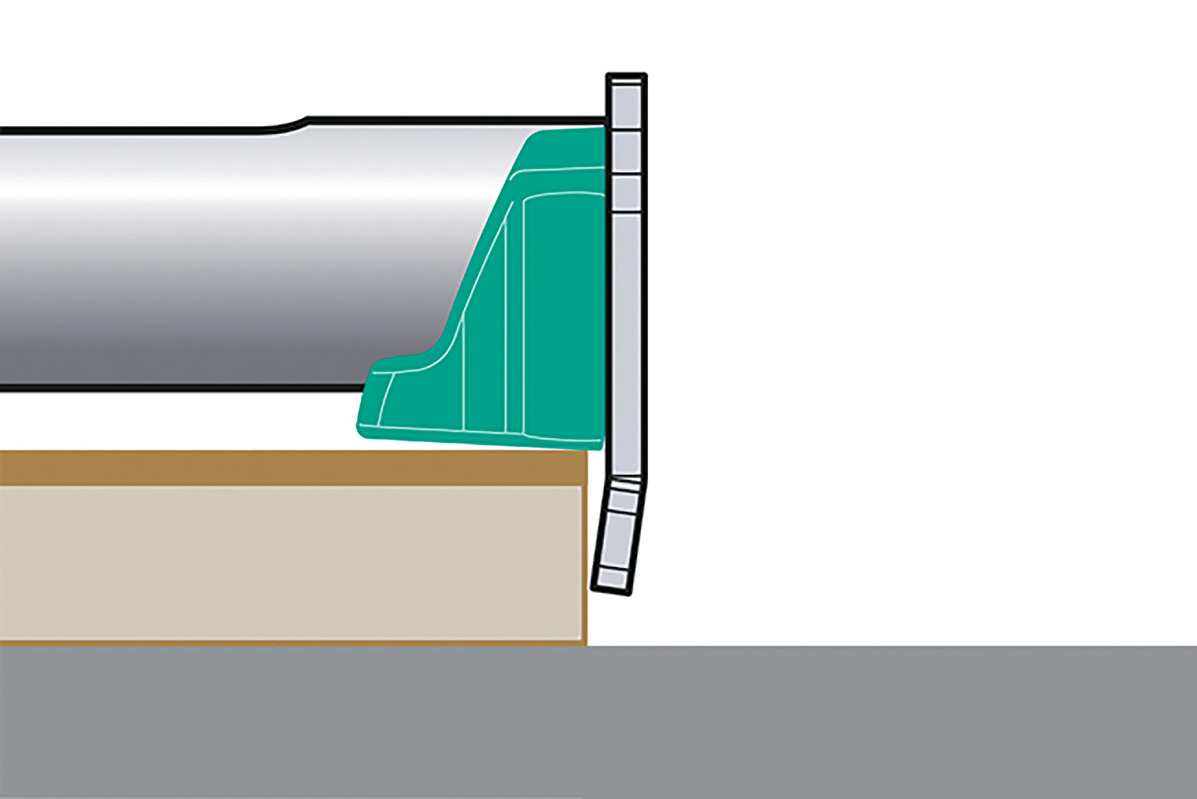 wolfcraft Hammer-Zugeisen 6945000 – Werkzeug zum Verlegen von Laminat und Parkett – 3-in-1-Funktion – Hammer, Schlagholz und Zugeisen in einem Produkt