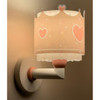 Dalber kinder Wandlampe kinderzimmer, Kinderlampe Wandleuchte Little Queen Krone rosa, 61109, E27