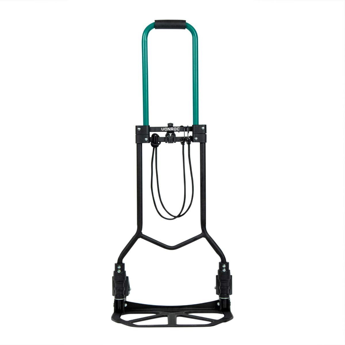 VONROC Sackkarre klappbar - Transportwagen, Transportkarre bis 80kg - Transporthilfe Vollgummireifen - Lastenwagen mit Rollen ideal zum Möbel verschieben