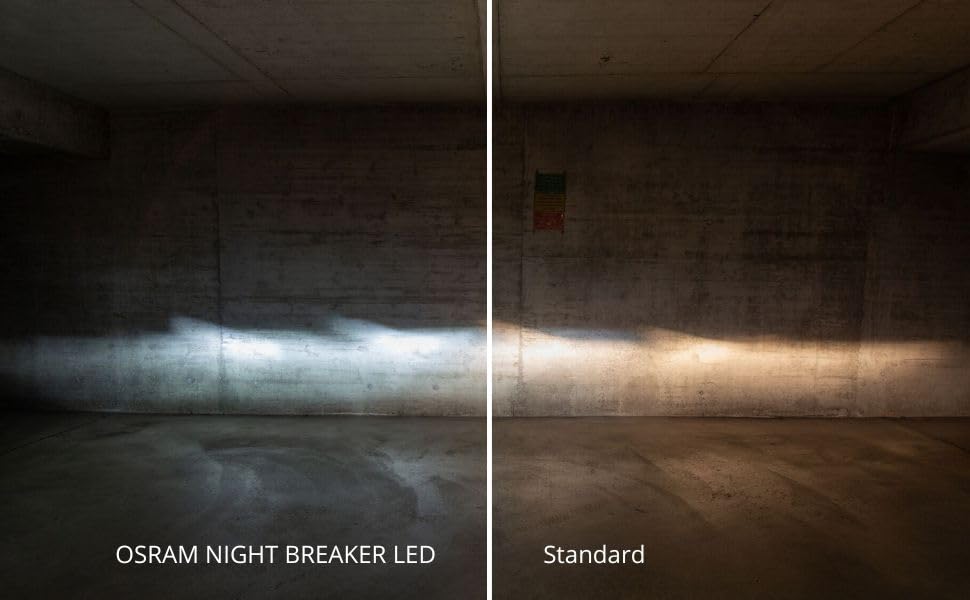 Osram Night Breaker LED Smart H7 HöchsteHelligkeit Straßenzulassungszertifiziert 6000K