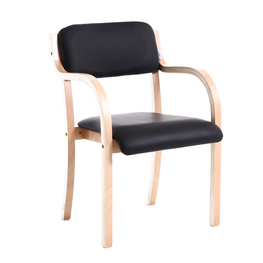 Teqler T-135663 Teqler Besucherstuhl schwarz