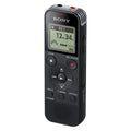 Sony ICD-PX470 Diktiergerät (USB, SD Kartensteckplatz, PCM, MP3, 55h Akku, 4GB, Stereo) schwarz