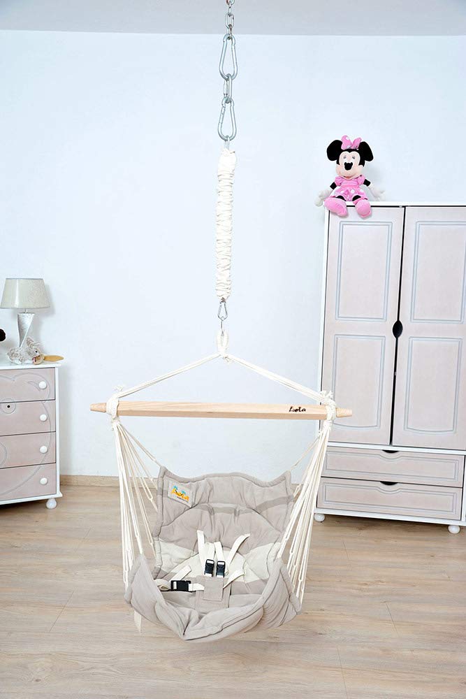 Lola Bella Chica 4in1 Babywiege Babyhängematte | Öko-Tex Zertifiziert | mit Lammfell
