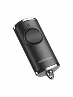Hörmann Handsender HSE1 868-BS (Struktur Chrom schwarz, mit ‚Tastenfunktion, mit Öse für Schlüsselanhänger, BiSecur Funktechnologie) 4511728
