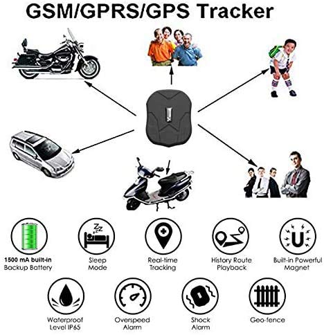 Mini GPS Tracker Ohne ABO Micro 1500mah SOS GPS-Tracker Auto Klein Auto Fahrrad Anti-Thief Echtzeit Tracking IP65 Wasserdicht TK905 mit Kostenloser App