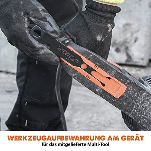 Evolution R300DCT Betonsäge Elektrische Steinsäge 2400W Steinschneidemaschine Trennjäger 300 mm Sägeblatt Diamantblatt Trennscheibe, 115 mm Schnitttiefe, schneidet Mauerwerk Gehwegplatten Beton