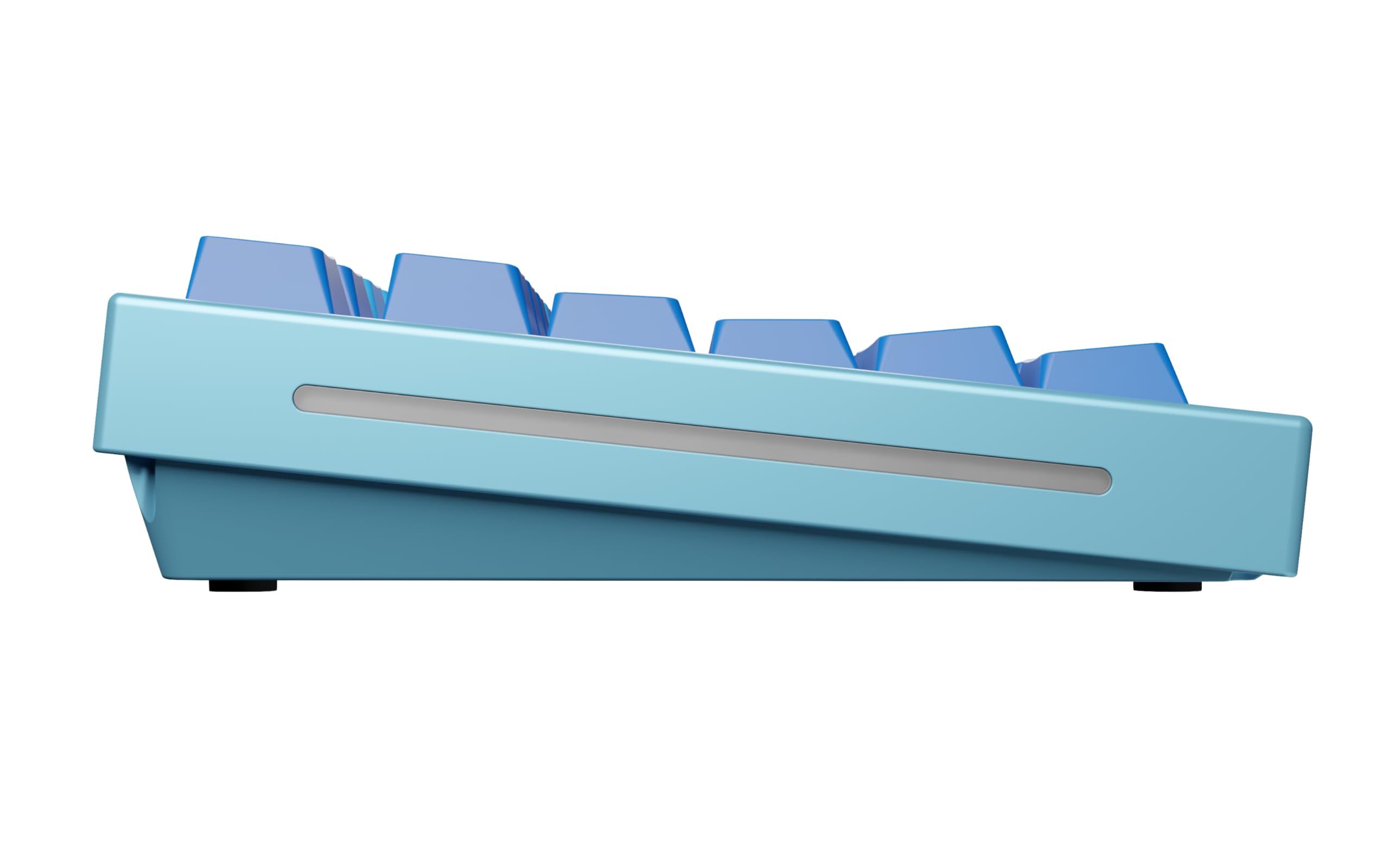 Glorious Gaming 115x GPBT-Keycaps - Cherry-Profil, äußerst widerstandsfähiger PBT-Kunststoff, optisch EIN Blickfang, überragende Akustik, Originalschrift, Deutsch Layout - Ocean