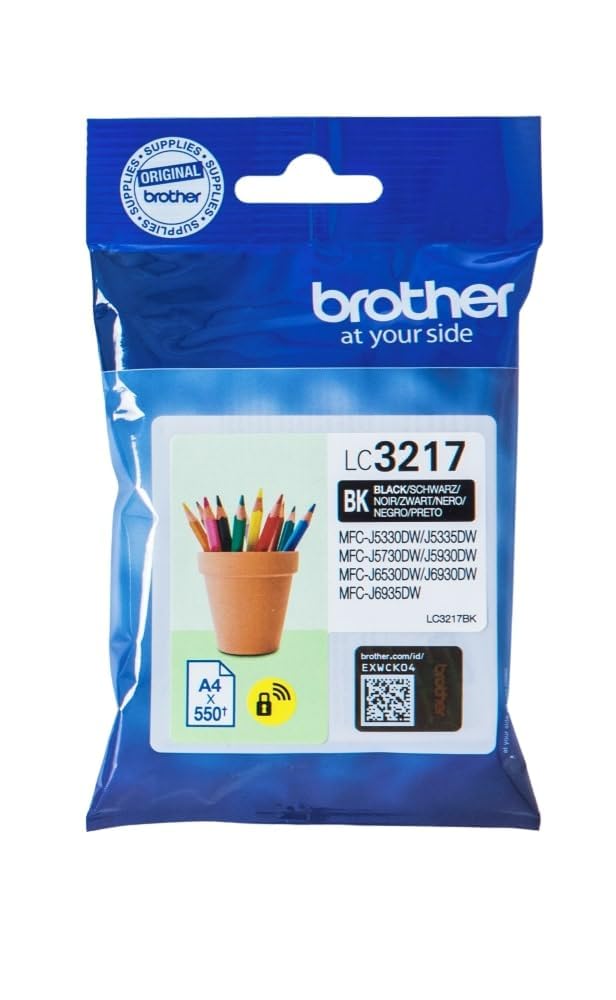 Brother,LCBK,Original AA8Tintenpatrone LC-3217BKschwarz (für BrotherMFC-J5330DW, -J5335DW, -J5730DW, -J5930DW, -J6530DW,-J6930DW, -J6935DW)