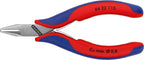 KNIPEX Elektronik-Vornschneider mit Mehrkomponenten-Hüllen 115 mm, 64 22 115