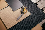 Fiskars Hochleistungsschere, Bis zu 30% mehr Kraft, Länge 26 cm, Langlebiger rostfreier Stahl/Kunststoff, Schwarz/Orange, PowerArc, 1027205