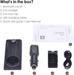 Avantree CK11 Kfz Bluetooth 5.0 Freisprecheinrichtung Freisprechanlage Car Kit für Sonnenblende, Lauter Lautsprecher, Siri Assistant Unterstützung, Lautstärkeregler, Auto Power On – Titan