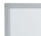 FRANKEN Magnetisches Whiteboard 200 x 100 cm, Magnettafel mit lackierter Stahl-Oberfläche, Schreibtafel inkl. FRANKEN Marker & Ablageschale, Für Büro, Home Office & Schule, Aluminiumrahmen, X-tra!Line