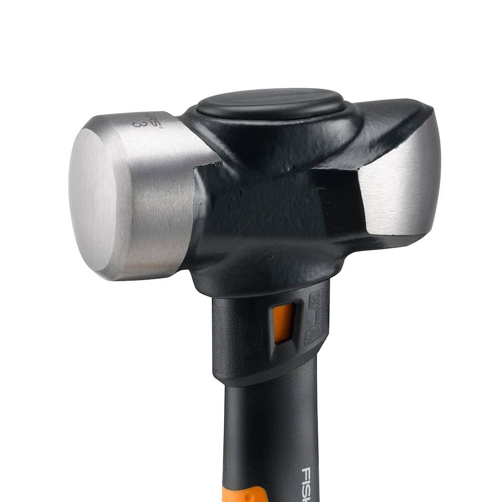 Fiskars Fäustel IsoCore M für den Einsatz bei Präzisionsabbrucharbeiten, Länge: 29 cm, Gewicht: 1,64 kg, Schwarz/Orange, 1020217