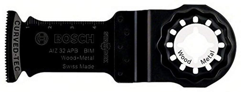 Bosch Professional 5x Tauchsägeblatt AIZ 32 APB Wood and Metal (für Holz und Metall, 50 x 32 mm, Zubehör Multifunktionswerkzeug)