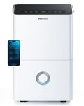 Pro Breeze Luftentfeuchter 30L in 24h Entfeuchtungsleistung - Elektrischer Luftentfeuchter mit WLAN & App - Feuchtigkeitssensor, 4L Wassertank, Timer, Ablaufschlauch - Gegen Feuchtigkeit, Schimmel