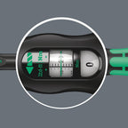 Wera 05075611001 Click-Torque B 2 Drehmomentschlüssel mit Umschaltknarre 3/8", 20-100 Nm