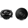 PIONEER TS-G1020F 10 cm 2-Weg-Koaxiallautsprecher Set mit 2 Lautsprechern (je 210 W max., 30 W Sinus), kraftvoller Klang, hoher Wirkungsgrad, 43 mm Einbautiefe, 106 mm Einbauausschnitt, mit Gitter