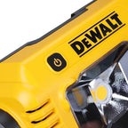 Dewalt LED Akku-Baustellenleuchte DCL077 (sehr hohe Lichtstärke von bis 2.000 Lumen, robuster Multi-Positionsgriff, IP54, mit Stativaufnahme 1/4" und 5/8", Lieferung ohne Akku und Ladegerät)