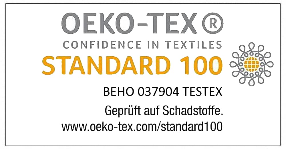 KiGATEX Baby Bettdecke und Kissen im Set - 100x135 cm Kinderbettdecke und 60x40 cm Kissen für Kinder Zertifiziert nach Öko-Tex - Kinderdecke mit Bärchensteppung