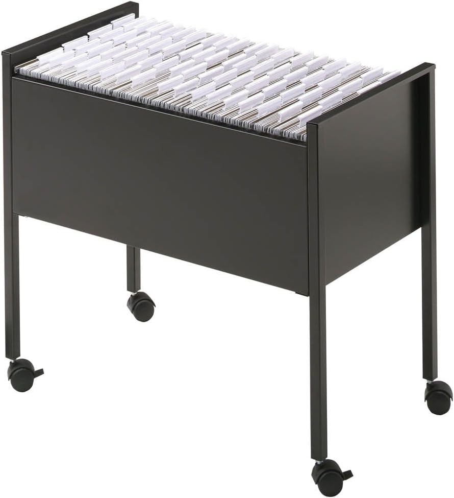 Durable Eco Hängemappenwagen 80 A4, Rollwagen für Hängemappen Aufbewahrung, schwarz, 309501