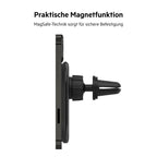 Belkin BoostCharge drahtloser magnetischer Kfz-Telefon-Halter, Kfz ladegerät compatibel mit MagSafe-fähigem iPhone 17, Air, 16, 15, 14, 13, 12, Pixelsnap (inkl. Kabel und Ladegerät)