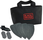 BLACK+DECKER Dreieckschleifer Mouse- Kraftvolle Schleifmaschine mit Staubfangbehälter inkl. Mikrofilter - Für das Abschleifen selbst an schwer zugänglichen Stellen - 1 x Schleifer 120 W - KA2000
