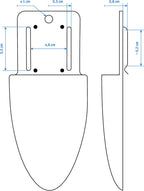 Original LÖWE Leder Premium Holster - 9809 | Gürteltasche braun für Gartenschere mit Gürtel-Clip zur Aufbewahrung am Gürtel oder Hosentasche | Made in Germany | 100% echtes Leder