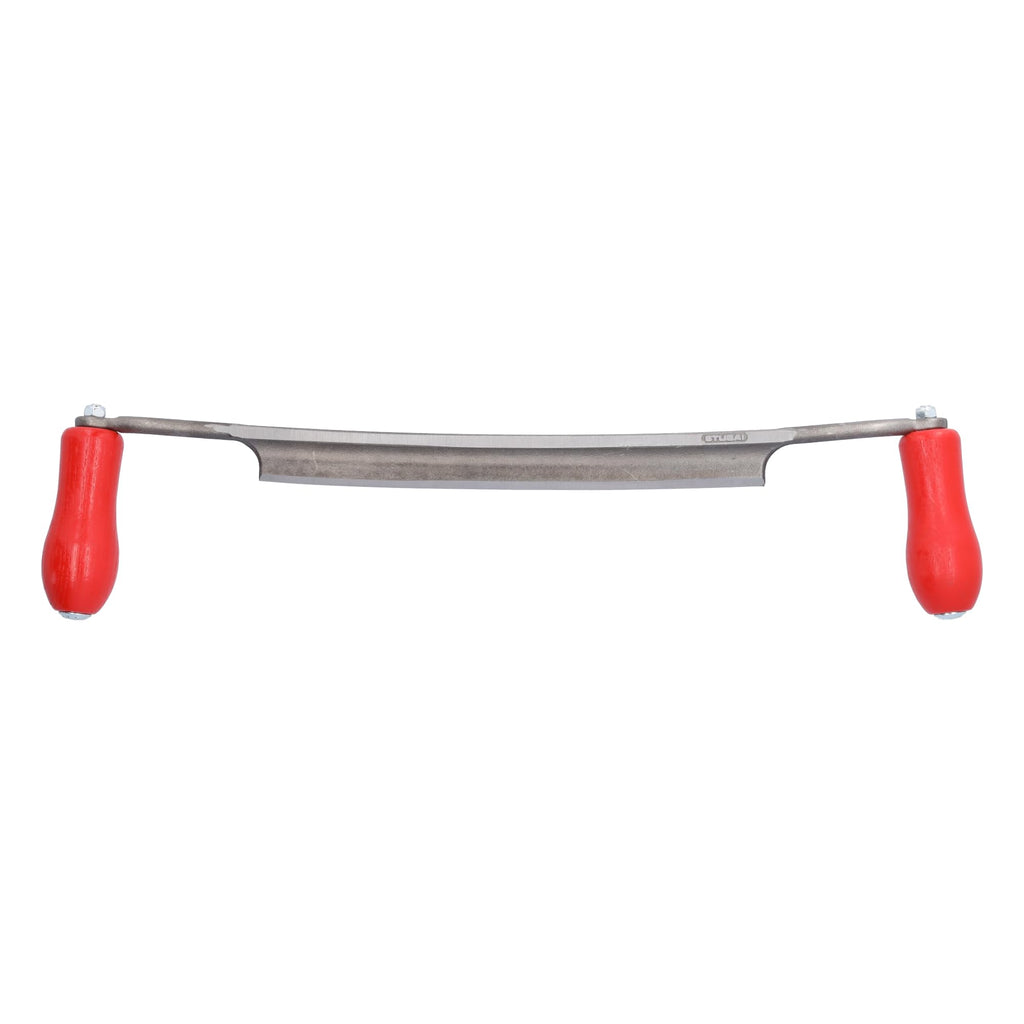 STUBAI Wagner-Reifmesser 240 mm | Zugmesser inklusive Schneidenschutz | geschmiedet, gehärtet und geschliffen mit Hohlschliff, ergonomische Holzgriffe