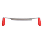 STUBAI Wagner-Reifmesser 240 mm | Zugmesser inklusive Schneidenschutz | geschmiedet, gehärtet und geschliffen mit Hohlschliff, ergonomische Holzgriffe