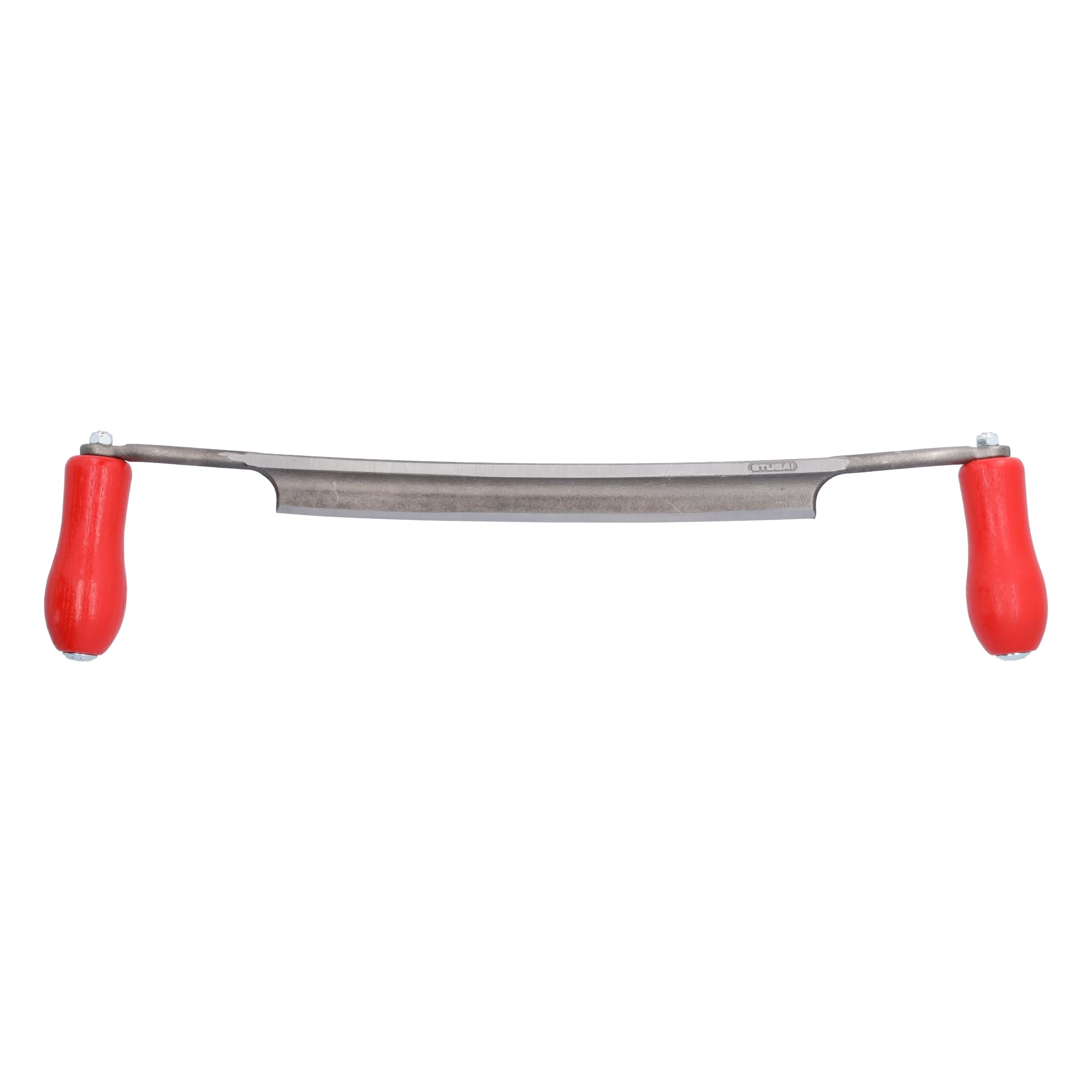 STUBAI Wagner-Reifmesser 240 mm | Zugmesser inklusive Schneidenschutz | geschmiedet, gehärtet und geschliffen mit Hohlschliff, ergonomische Holzgriffe