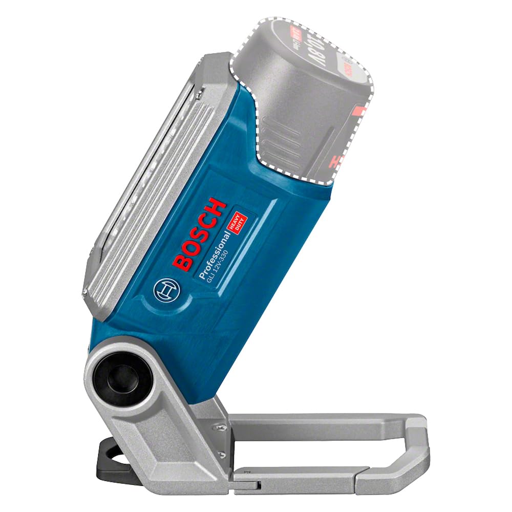 Bosch Professional 12V System Akku LED-Lampe GLI 12V-330 (330 Lumen, Betriebszeit: 180 min/Ah, ohne Akku/ Ladegerät)