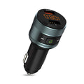 Bluetooth FM Transmitter, ZeaLife Auto Radio Transmitter QC 3.0 KFZ Wireless Bluetooth 5.3 FM Radio Adapter Freisprecheinrichtung Car Kit mit Dual USB Ladegerät Unterstützt 64GB USB Stick