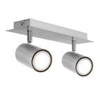 Trio Leuchten Balken in Nickel matt, Spotbalken 2-flammig, exklusiv 2xGU10, Länge: 30 cm 802400207