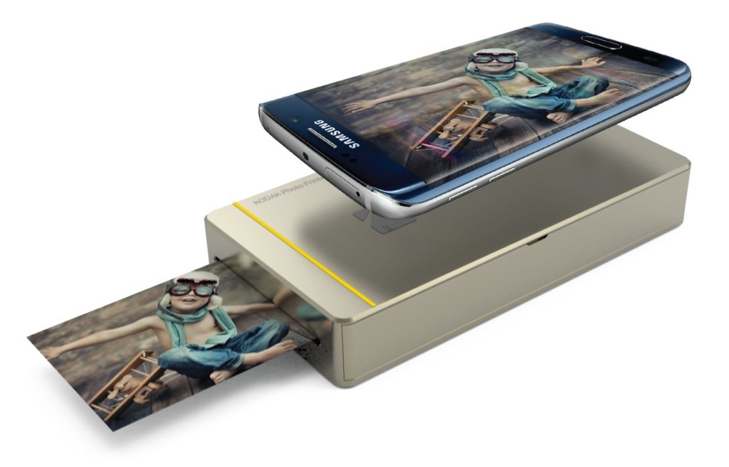 Kodak Mini-Mobil W-LAN & NFC 4.7 x 7,5 cm Fotodrucker mit fortgeschrittener Sublimations-Tintendrucktechnologie & Fotokonservierungsschicht (Schwarz) Kompatibel mit Android & iOS.
