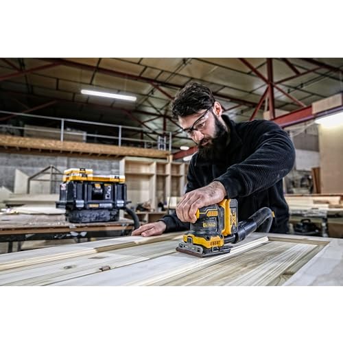 DEWALT DCW200N-XJ 18V XR Brushless 1/4 Blatt Handschleifer (blanke Einheit)