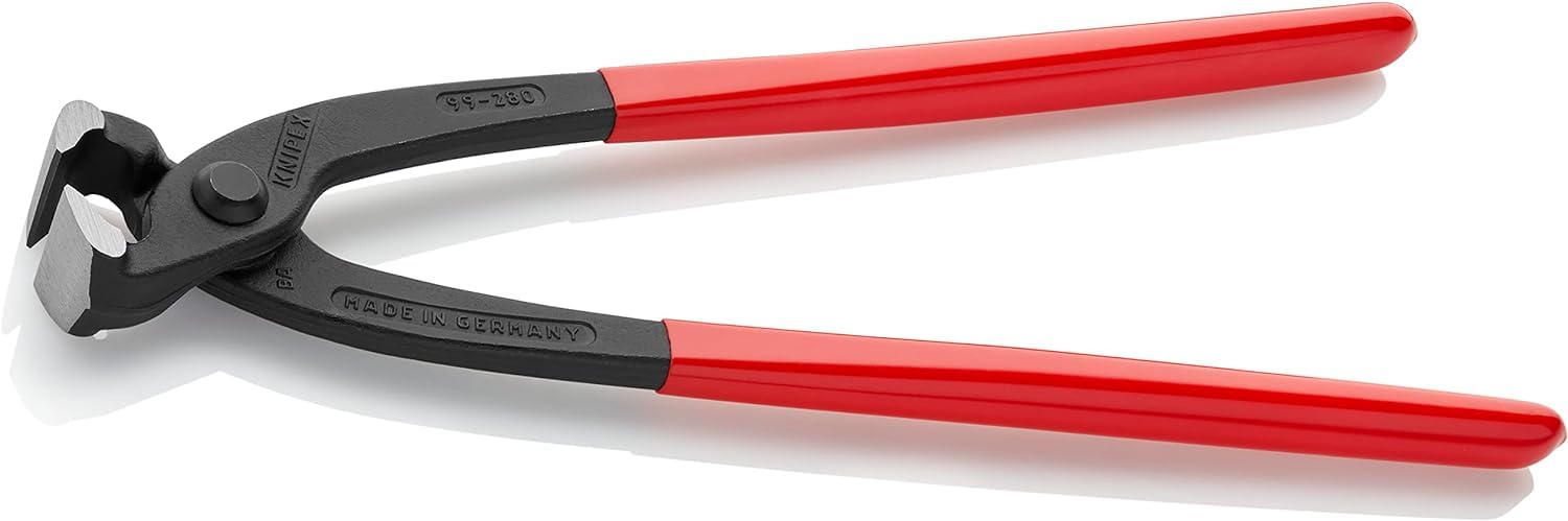 KNIPEX Monierzange (Rabitz- oder Flechterzange) mit Kunststoff überzogen 280 mm, 99 01 280 EAN
