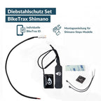 GPS-Tracker für E-Bikes — Shimano kompatibel, lückenlose GPS-Übertragung in Europa — Diebstahlschutz, Echtzeit-Tracking mit Handy-App — inkl. SIM & Zusatzakku